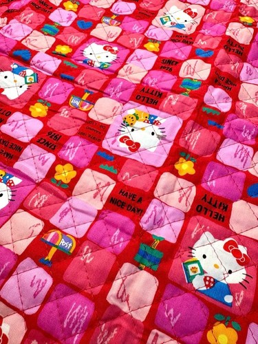 Tessuto trapuntato sanrio - trapuntato,