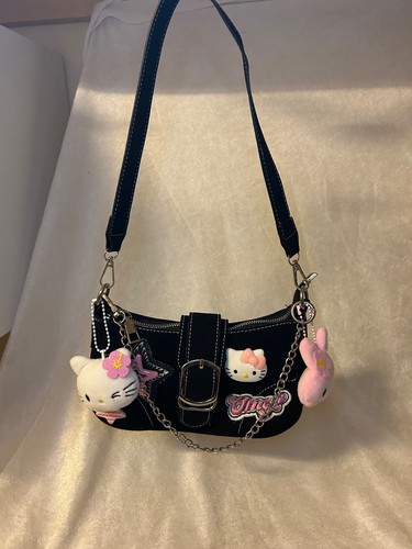 Borsa tracolla y2k nera - a,
